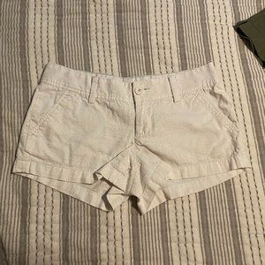 Lilly Pulitzer Lion In The Sun White Shorts